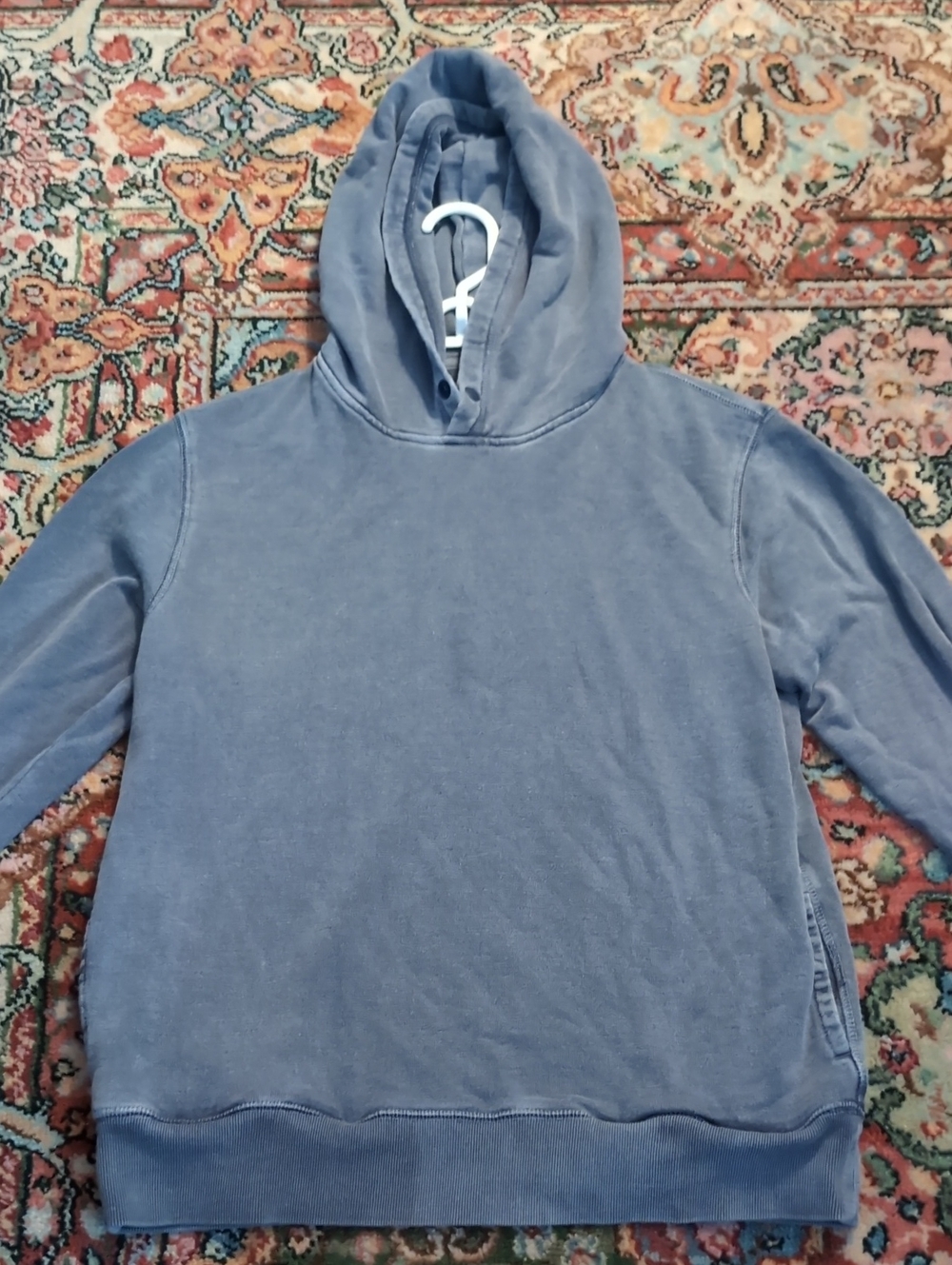 Outerknown Men's Washed Slate Blue Hoodie